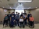 성남시 장애인 육상연맹 꿈나무 선수 육성 발전기금 전달식